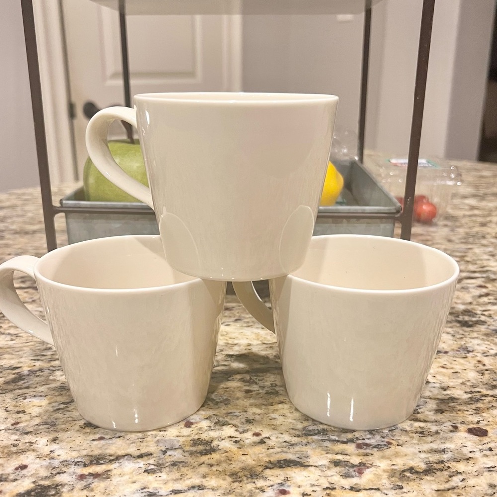 CRATE & BARREL Coffee Mugs set of 3